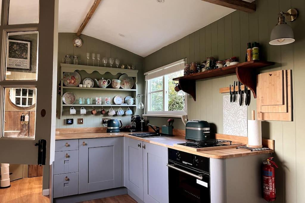 Mountbatten Shepherds Hut & Buckhurst Shepherds Hut Ashford  Exterior foto